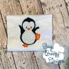 Penguin Applique Design, Dancing Penguin - Machine Embroidery Files - Digital Download - Image 2
