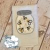 Summer Nights Fireflies Jar - Machine Applique Design - Image 2