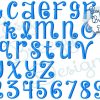 Kassidy Embroidery Font, Decorative Embroidered Alphabet, Embroidery Design, Embroidery Alphabet - 2.5 Inches Lower and Upper - Image 2