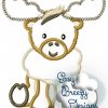 Moose - Machine Embroidery Files - Digital Download - Image 2
