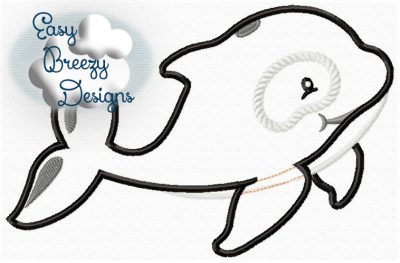 Orca Applique Design, Arctic Animals - Machine Applique Design