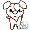 Barnyard Dog Applique, Farm Life - Machine Embroidery Files - Digital Download - Image 2