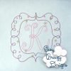 Frame Set, Sketch Embroidery Design, Vintage Look Frame Embroidery Designs, Swirly Sparkle Frame,  FRAMES ONLY - No Alphabet - Digital Download File - Image 2