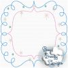 Frame Set, Sketch Embroidery Design, Vintage Look Frame Embroidery Designs, Swirly Sparkle Frame,  FRAMES ONLY - No Alphabet - Digital Download File