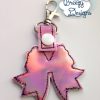 ITH Ballet Bow Key Fob Design, Girly Bow Key Fob - Machine Embroidery Files - Digital Download - Image 2
