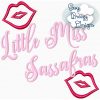 Little Miss Sassafras Applique Design - Machine Embroidery Files - Digital Download - Image 2