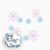 Snowflakes Embroidery Design Add-On , Falling Snow Embroidery Design - Digital Download