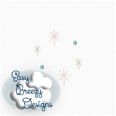 Sparkles Embroidery Design Add-On  - Machine Embroidery Files - Digital Download - Image 2