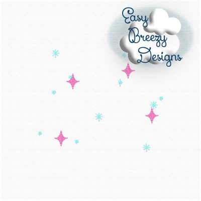 Starry Sparkles Embroidery Design Add-On Embroidery Design - Machine Embroidery Files - Digital Download