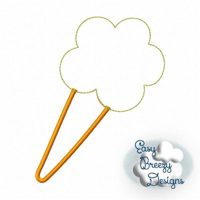 Carrot Applique Embroidery Design - Machine Embroidery Files - Image 2