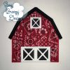 Barnyard Barn Applique - Machine Embroidery Files - Digital Download