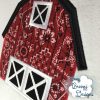 Barnyard Barn Applique - Machine Embroidery Files - Digital Download - Image 3