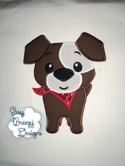 Barnyard Dog Applique, Farm Life - Machine Embroidery Files - Digital Download