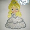 Princess 3 Applique Design, Princess Life, Fairy Tale Applique Design - Embroidery File - Digital Download File - Image 4