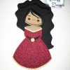 Princess 8 Applique Design, Fairy Tale Applique Design - Embroidery File - Digital Download File)