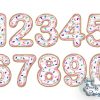 Donut Numbers Appliques - Machine Embroidery Files - Digital Download - Image 2