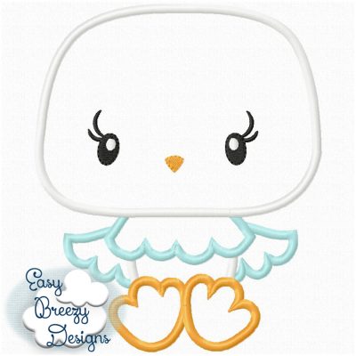 Baby Eagle Applique - Machine Embroidery Files - Digital Download