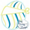 Easter Egg Hunt Egg Bandana Applique Embroidery Design - Machine Embroidery Files