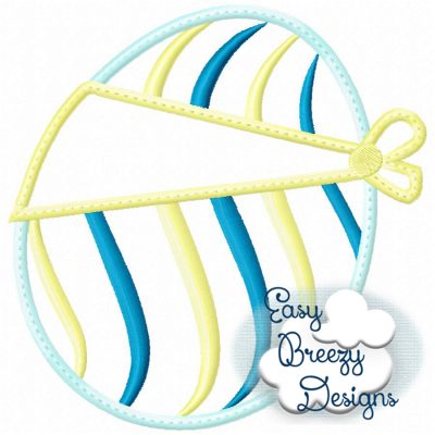 Easter Egg Hunt Egg Bandana Applique Embroidery Design - Machine Embroidery Files