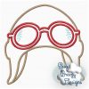 Aviator Cap Applique Embroidery Design - Machine Embroidery Files