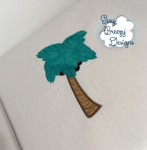 Dinosaur Theme Palm Tree Dinosaur Applique Designs