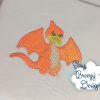 Dino Pterodactyl Applique Embroidery Design - Machine Embroidery Files - Image 2