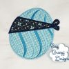 Easter Egg Hunt Egg Bandana Applique Embroidery Design - Machine Embroidery Files - Image 2