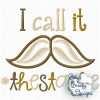 Mustache Applique, #thestatche Applique Embroidery Design - Machine Embroidery Files