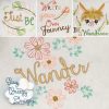 JUST BE - Be Adventurous Llama Embroidery Design Set - Digital Download Zip Files - Image 7