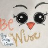 JUST BE - Be Wise Owl Embroidery Design Set - Digital Download Zip Files - Image 8