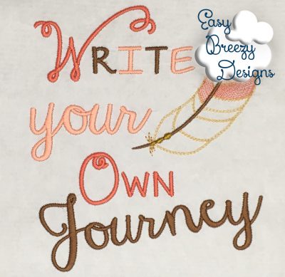 JUST BE - Be Adventurous Llama Embroidery Design Set - Digital Download Zip Files - Image 3