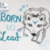 JUST BE - Be a Leader Wolf Embroidery Design Set - Digital Download Zip Files - Image 2