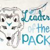 JUST BE - Be a Leader Wolf Embroidery Design Set - Digital Download Zip Files