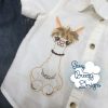 JUST BE - Be Adventurous Llama Embroidery Design Set - Digital Download Zip Files