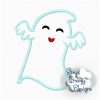 Ghostly Girl Ghost Applique, Halloween Design, Embroidery Design Download - Digital Download Machine Embroidery File - Image 2