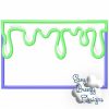 Slime Frame Set Applique Files, Sample Fonts Are Not Included - Machine Embroidery Files - Digital Download - Image 4
