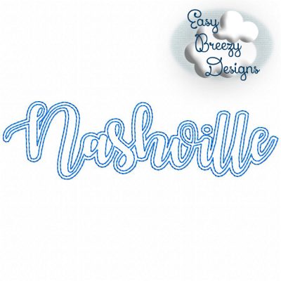 Custom Script Name Applique Design, Script Team Name, City, State lowercase Applique Design - Image 2