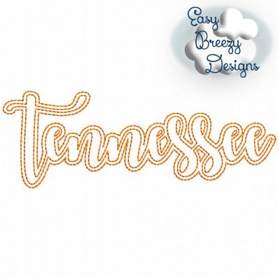 Custom Script Name Applique Design, Script Team Name, City, State lowercase Applique Design - Image 3
