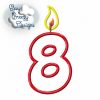 Birthday Candles, Birthday Number Set Applique Files - Machine Embroidery Files - Digital Download - Image 10