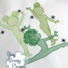 Three Gymnasts , Gymnastics Embroidery Design - Machine Embroidery Files - Digital Download - Image 2