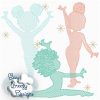 Three Gymnasts , Gymnastics Embroidery Design - Machine Embroidery Files - Digital Download