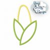 Ear of Corn, Corn Ear with Husk Applique, Thanksgiving Fall Harvest Applique - Machine Embroidery Files - Digital Download