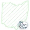 Ohio State Outline Raggy Applique, State Home Design Download - Digital Download Machine Embroidery File - Image 3