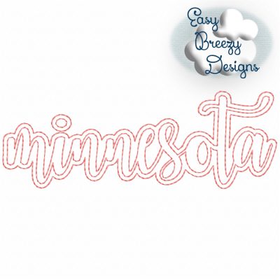 Bundle LC States - 50 Lowercase Script State Names Applique, State Name Raggy Applique, Lowercase State in Script, State Home Design Download – Digital Download Machine Embroidery File - Image 24