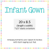 Infant Gown Christmas Pajamas in Buffalo Plaid, Unisex or Ruffled Sleeves - Image 3